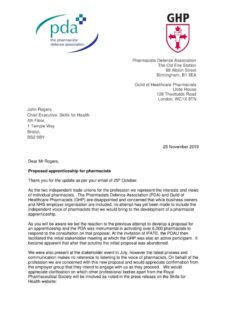 thumbnail of 20191122- Joint letter from GHP-PDAU to S4H on apprenticeship – FINAL