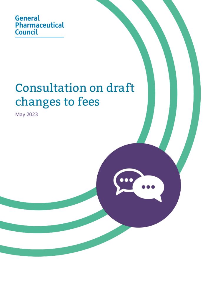 thumbnail of GPhC Consultation Document Fees Proposal 2023