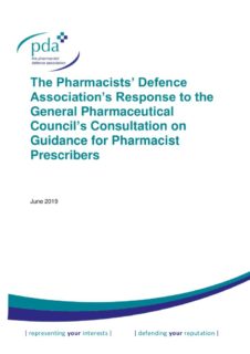 thumbnail of GPhC Pharmacist Prescribers consultation response FINAL