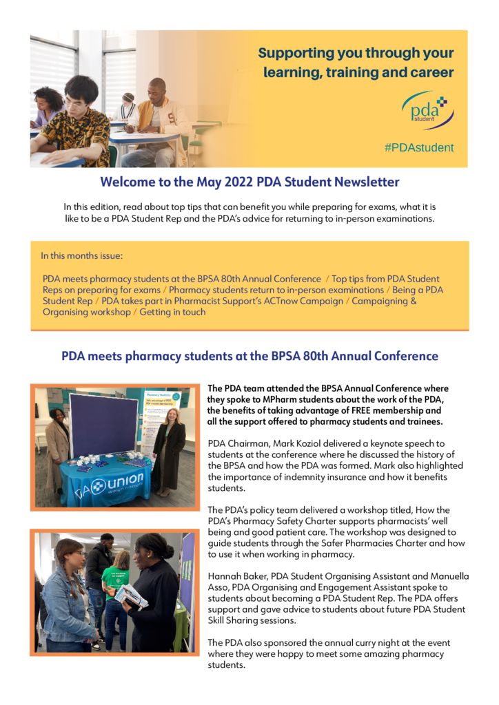 thumbnail of May Student Newsletter