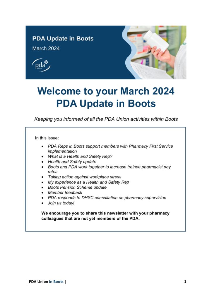 thumbnail of PDA Boots newsletter – 2024 March