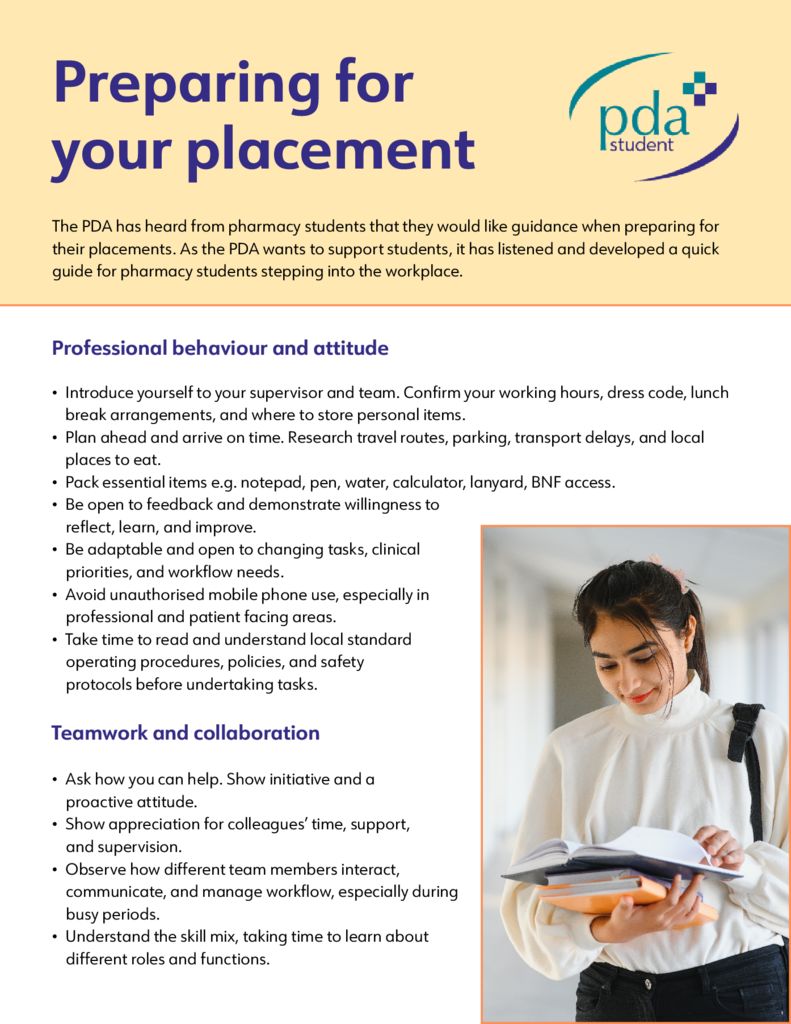 thumbnail of Preparing for your placement