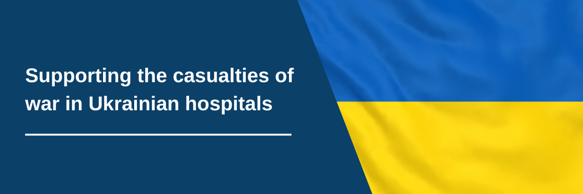 Find out what the PDA is doing about supporting the casualties of war in Ukrainian hospitals