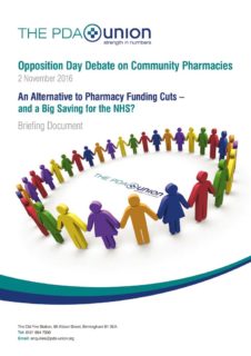 thumbnail of community-pharmacy-debate-briefing-for-2nd-Nov-2016