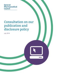 thumbnail of consultation_on_our_publication_and_disclosure_policy_july_2018_0