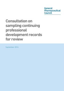 thumbnail of consultation_on_sampling_cpd_records_for_review_september_2016