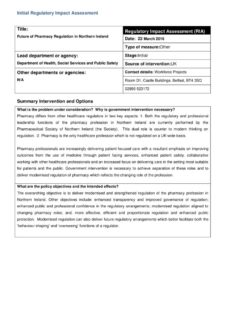 thumbnail of review-pharmacy-ni-initial-regulatory-impact-assessment
