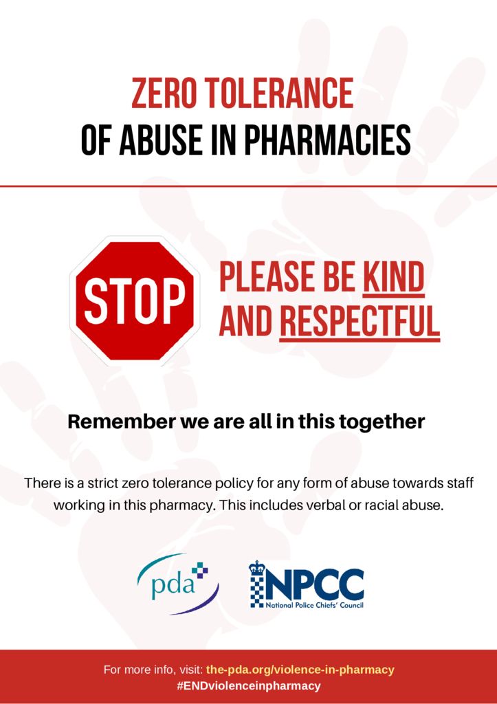 thumbnail of zero tolerance for abuse in pharmacies (general) 2